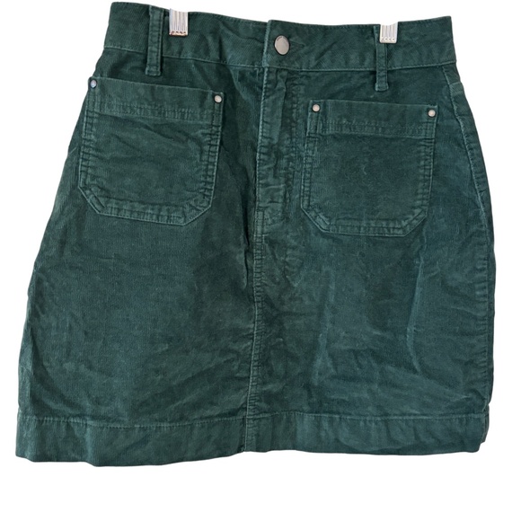 Boden Forest Green Corduroy Mini Skirt US Size 2 UK Size 6 - Picture 4 of 12